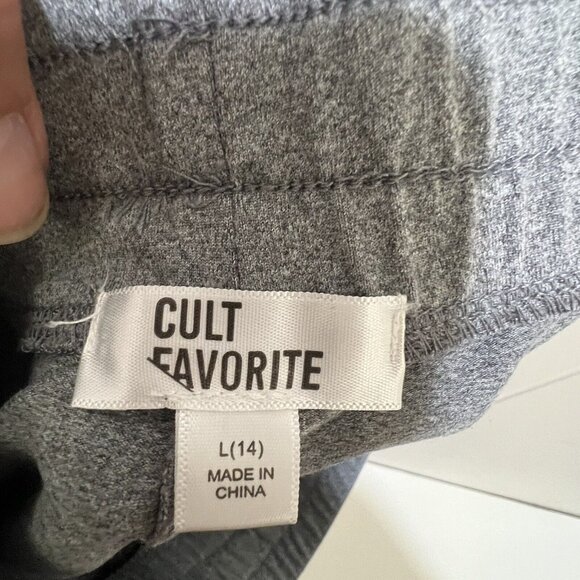 Youth Girl Gray Stretch Casual Cargo Combat Trousers Slim Fit Sport Jogger L 14 - Picture 6 of 7